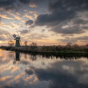 Winter Sunset at How Hill - Wayne Dibble Photography