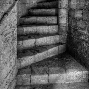 Medieval Staircase - Castle Rising